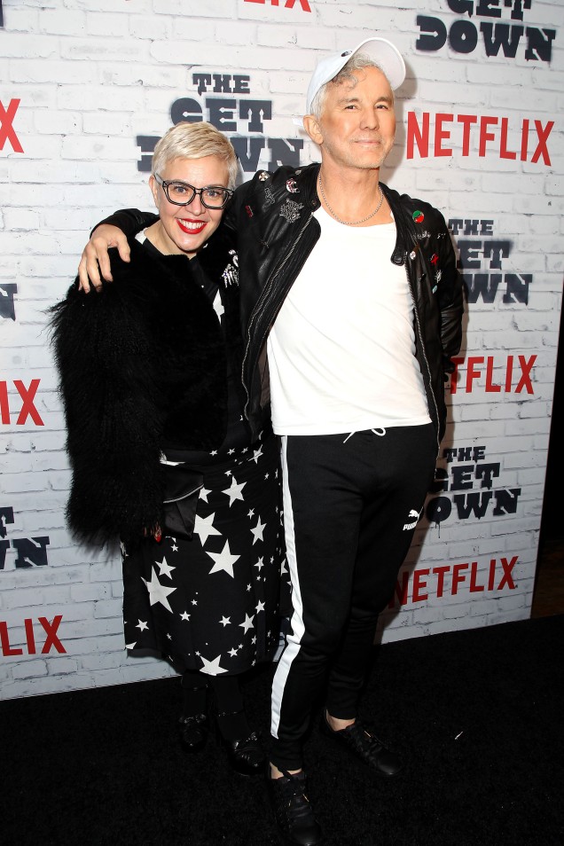 - New York, NY - 4/5/17 - Netflix New York Kickoff Party for Part Two of "The Get Down" -Pictured: Catherine Martin, Baz Luhrmann -Photo by: Patrick Lewis/Starpix -Location: Irving Plaza