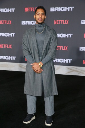 Brandon P. Bell attends the LA Premiere of Netflix Films 'BRIGHT' on December 13, 2017 in Los Angeles, California.